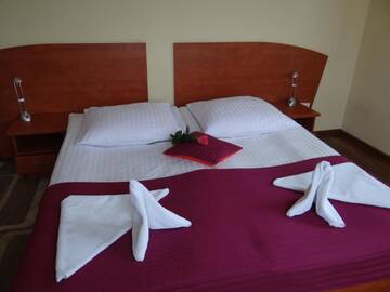 Фото номера Улучшенный двухместный номер с 1 кроватью Отель Hotel Restauracja Kinga г. Катовице 6