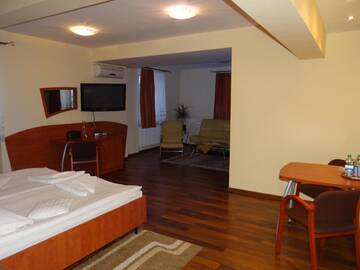 Фото номера Улучшенный двухместный номер с 1 кроватью Отель Hotel Restauracja Kinga г. Катовице 7